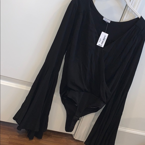 South Moon Under Tops - Black long sleeve body suit